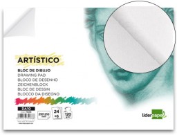 DA10 Bloc dibujo Liderpapel Artístico encolado 210x297mm. 30 hojas 120g/m² sin recuadro