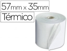 3197 KF26122 Rollo sumadora Q-Connect térmico 57 x ø35mm.