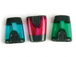 SA12 Sacapuntas Liderpapel plástico con depósito 1 orificio