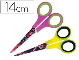 TI09 Tijera escolar Liderpapel Hip Hop 14cm.