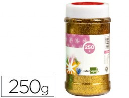 PU19 Bote 250g. purpurina Liderpapel oro metalizado