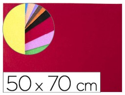 GE11 Goma EVA textura toalla Liderpapel 50x70cm. 60g/m² espesor 2mm. rojo