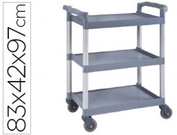 KF16749 Carro de servicio Q-Connect 3 estantes