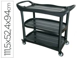 KF16750 Carro de servicio Q-Connect 3 estantes