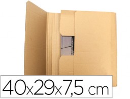 KF26143 Caja para envío libros Q-Connect cartón 3 mm. 400x290x75 mm.