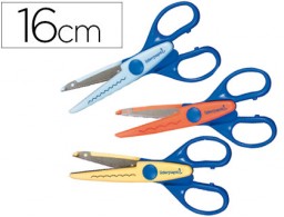 TI01 Tijera escolar Liderpapel 16cm. corte en zig-zag