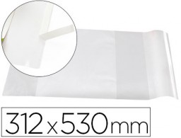 AD10 Forralibro Liderpapel nº31 adhesivo 312x530mm. con solapa ajustable