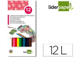 LC09 12 lápices de colores acuarelables Liderpapel