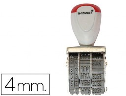 KF22370 Fechador Q-Connect manual mes-día-año 4mm.