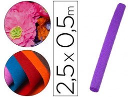 CP34 Papel crespón Liderpapel 50cm.x2,5m. 85g/m² morado
