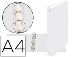 Carpeta de 4 anillas 30 mm. Exacompta A4 blanco