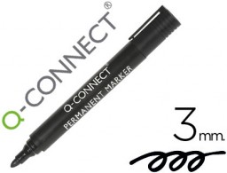 KF26045 Rotulador Q-Connect tinta negra punta redonda