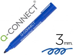 KF26046 Rotulador Q-Connect tinta azul punta redonda