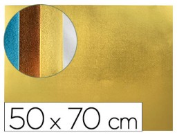 GE88 Goma EVA metalizada Liderpapel 50x70cm. espesor 2mm. oro