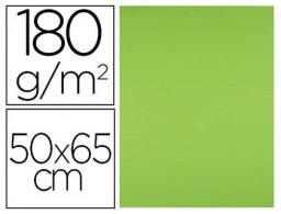 CX72 25h. cartulina Liderpapel 50x65cm. 180g/m² verde pistacho paquetede 25