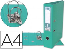 AZ76 Archivador de palanca Liderpapel A4 PVC verde claro