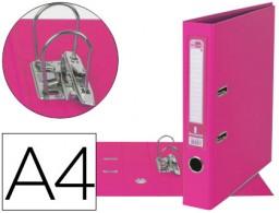 AZ80 Archivador de palanca Liderpapel A4 PVC rosa