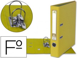 AY30 Archivador de palanca Liderpapel Folio PVC amarillo