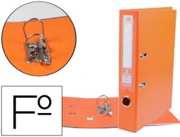 AY35 Archivador de palanca Liderpapel Folio PVC naranja