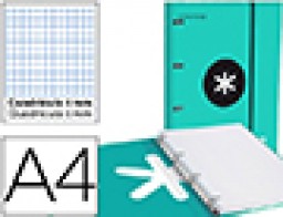 AW61 Carpeta Liderpapel Antartik A-4 4 anillas 25 mm. con recambio c/5 mm. lavanda