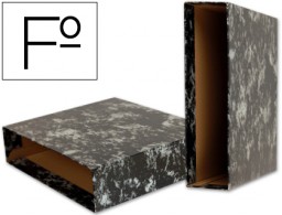 CZ02 Caja archivador Liderpapel Classic Blue Fº negra