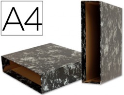 CZ04 Caja archivador Liderpapel Classic Blue A4 negra