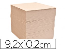 TA03 Taco de 1.000 notas Liderpapel reciclado 92 x 102mm. crema