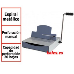 Encuadernadora Mustang Spiral MG51 espiral